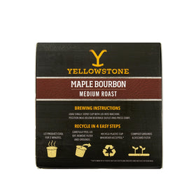 Yellowstone Maple Bourbon brew setup with kettle and mug