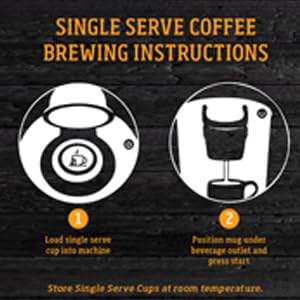 Yellowstone sustainable recyclable cup imagery, supporting easy disposal after brewing.