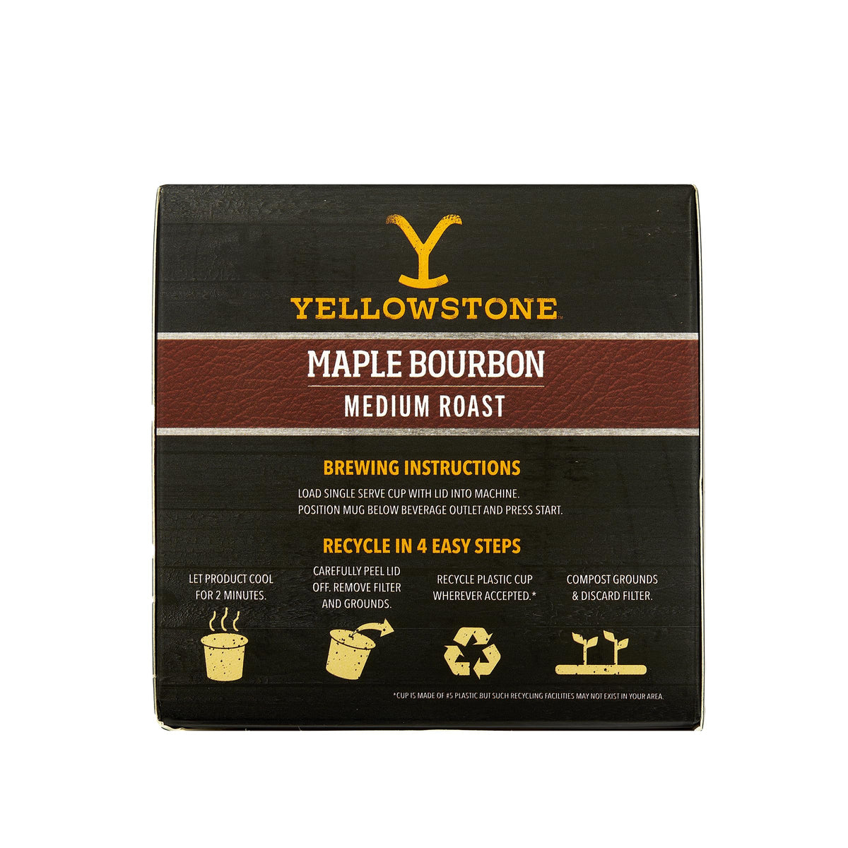 Yellowstone recyclable pods collection for eco-friendly single-serve brewing