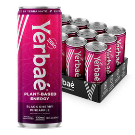 Yerbae Black Cherry Pineapple can for on-the-go energy and flavor.