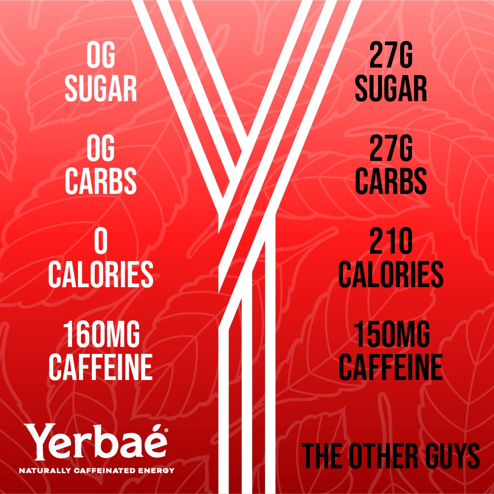 12-pack Yerbaé Energy Seltzer display, convenient energy ready to grab.