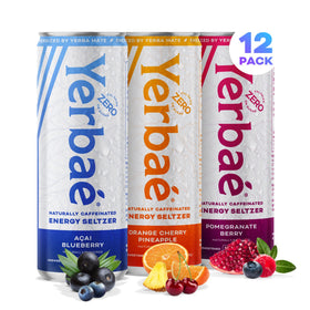 YERBAÉ Acai Blueberry can, zero-sugar energy for daytime focus