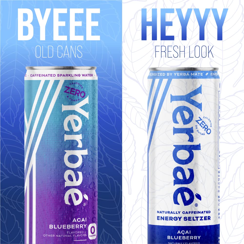 Pack of 12 YERBAÉ energy seltzers ready for on-the-go fueling.