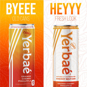 Yerbaé packaging close-up showing plant-based energy and clean ingredients.