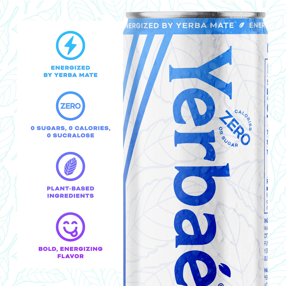YERBAÉ Pomegranate Berry can, clean energy without sugar or carbs