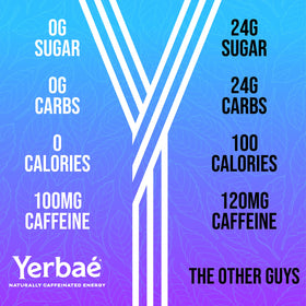 Yerbaé Energy Seltzer Pineapple Coconut can delivering tropical flavor with zero calories.