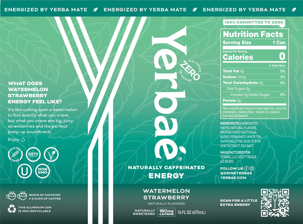 Yerbae Variety Pack display, convenient energy options for busy days.