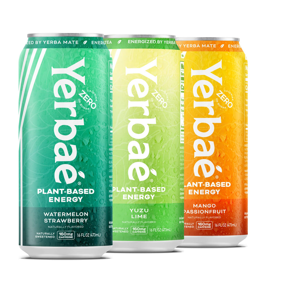 Yerbaé Watermelon Strawberry can, bold flavor and zero sugar for a refreshing energy boost.