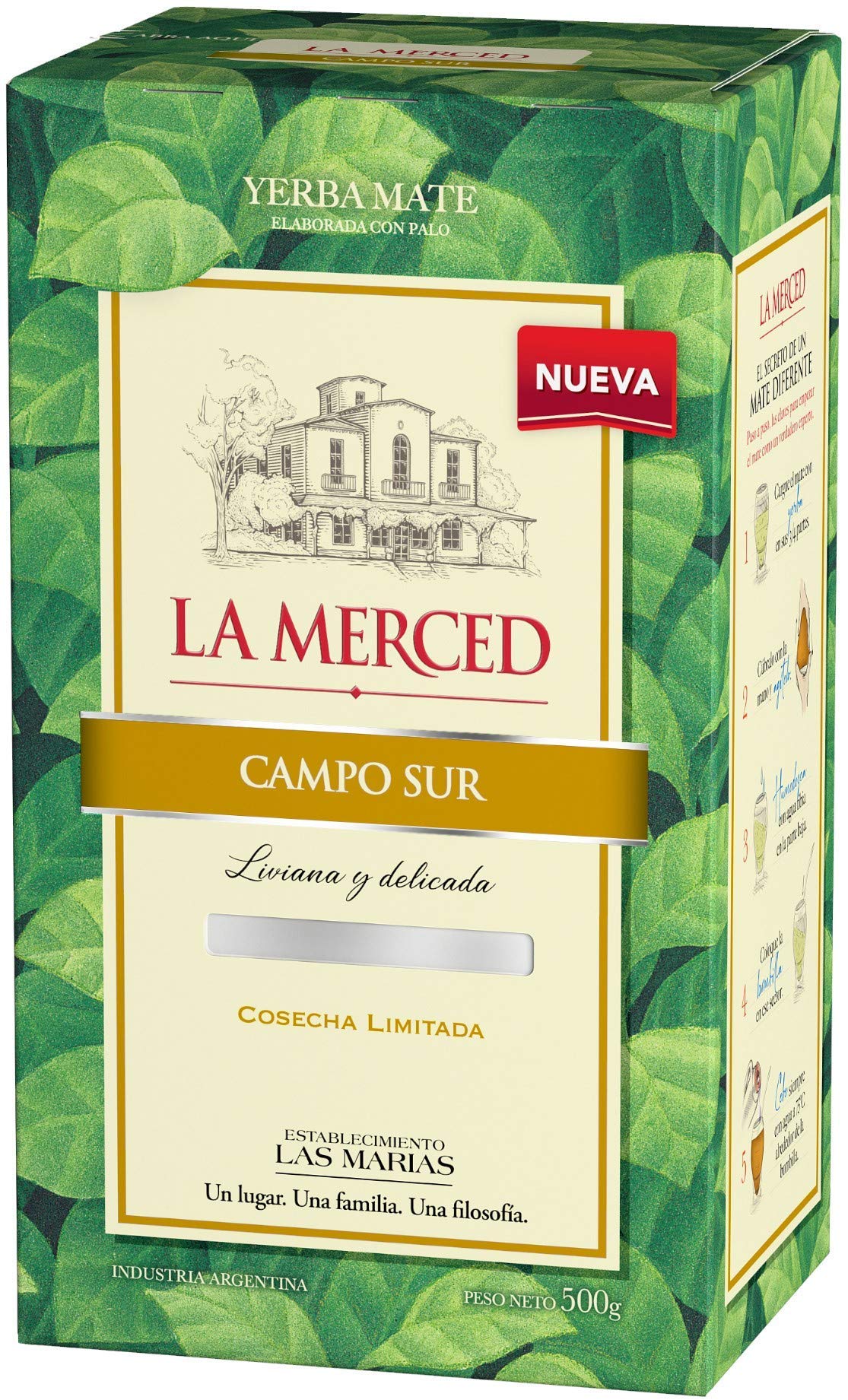 Packaging of Yerbee La Merced Campo Sur two-pack Yerba Mate for sharing