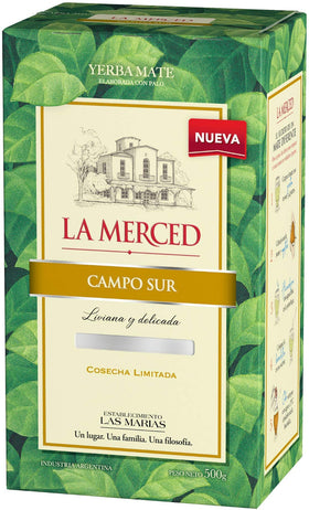 Packaging of Yerbee La Merced Campo Sur two-pack Yerba Mate for sharing