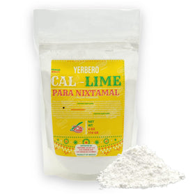 Yerbero Cal Lime Powder jar ready for nixtamal and authentic tortilla making.