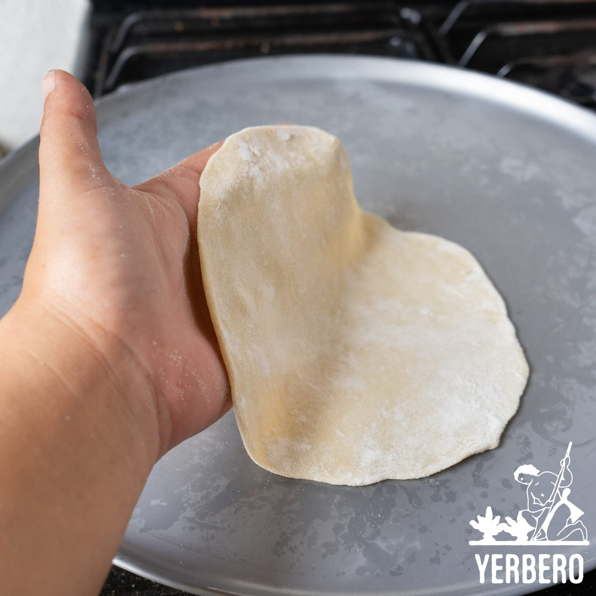 Mexican kitchen scene featuring Yerbero for authentic cooking.