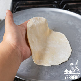 Mexican kitchen scene featuring Yerbero for authentic cooking.
