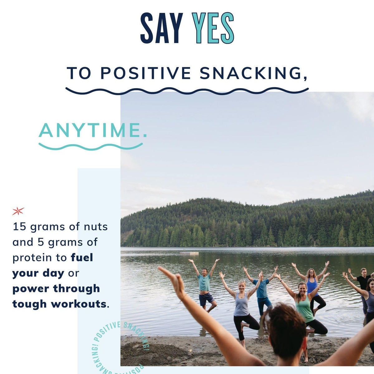 The YES Bar Apple Cinnamon vegan paleo gluten-free badge is visible on the packaging.