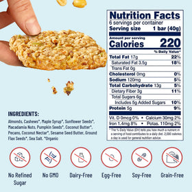 Small-batch production with non-UPF certification highlights simple, recognizable ingredients.