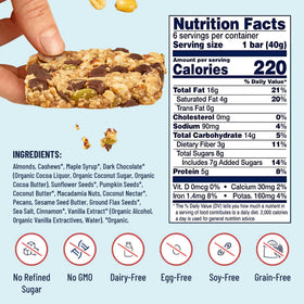 The YES Bar is produced in small batches for fresh, simple ingredients.