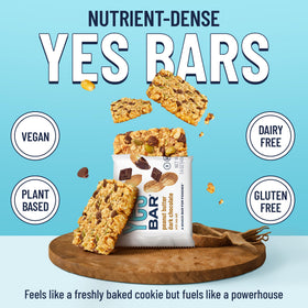 YES Nut Bars packaging highlights clean label and non-refined sugar message.