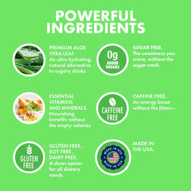 Yes You Can Aloe Vera powder dissolves easily for quick hydration in drinks.