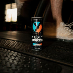Yesly Energy Tropical Punch on-the-go bottle for travel and workouts
