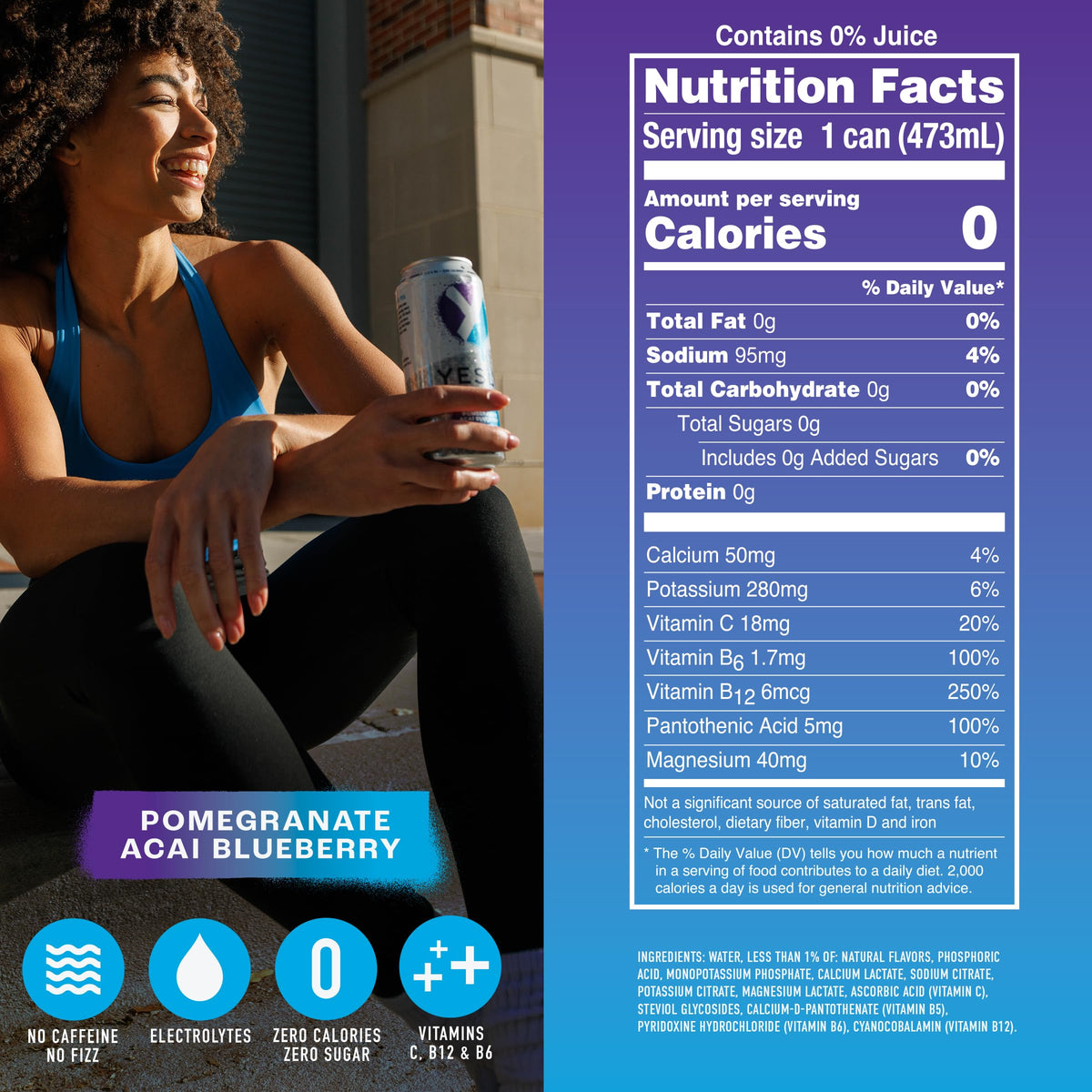 Yesly lemon can provides crisp citrus flavor for daily hydration