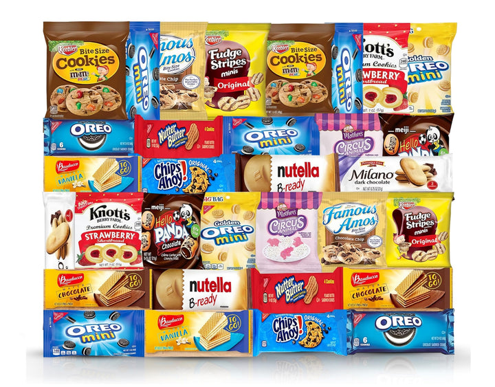 Yesy Cookies Variety Pack box with assorted cookies for gifts and office snacking.