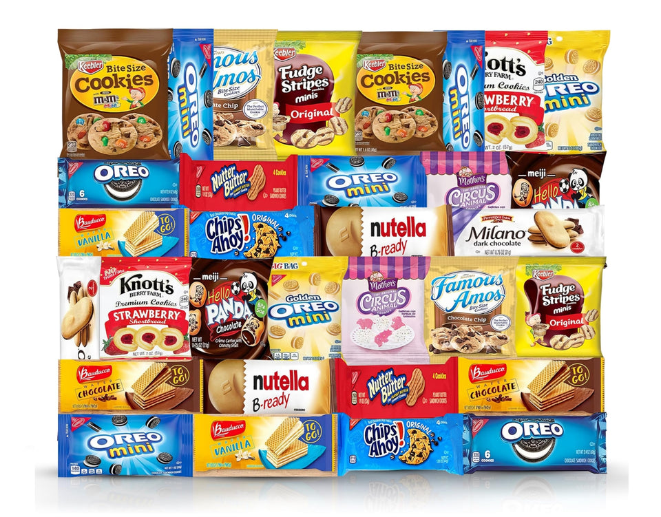 Yesy Cookies Variety Pack box with assorted cookies for gifts and office snacking.