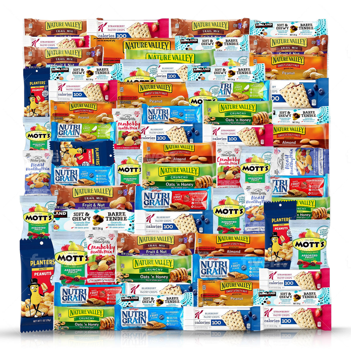 YESY healthy snacks box unboxing highlights sealed packets and a diverse mix for convenient everyday snacking.