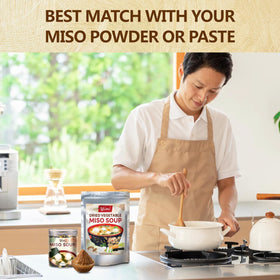 Yimi Miso Soup packaging keeps freshness sealed