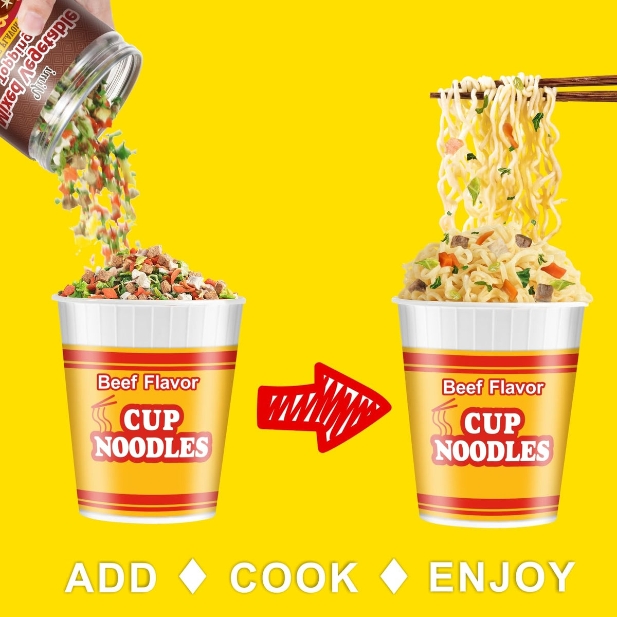 Yimi Ramen Toppings Camping Use convenient outdoor meal add-ons