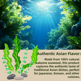 Wakame in salads adds umami depth and texture.