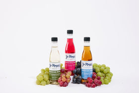 Yo Mama's Foods bottle pour demonstrates easy, controlled addition during cooking.