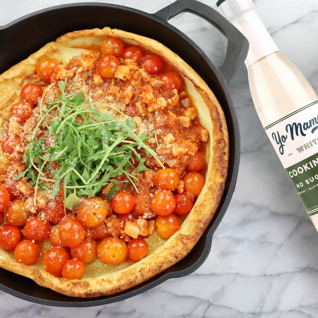 Yo Mama's Foods dressing-ready wine adds depth to salads and vinaigrettes.