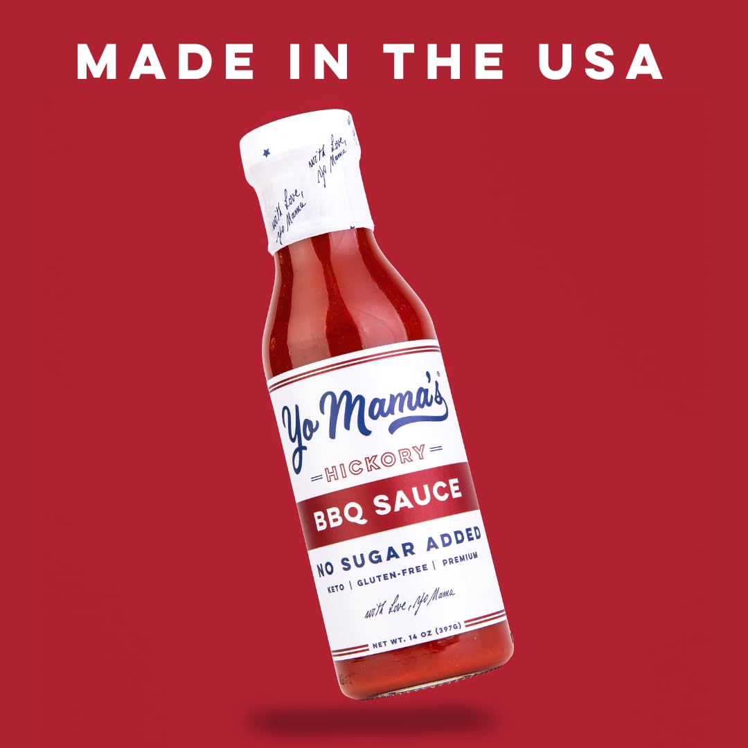 Serving suggestion of sauce on a burger with smoky glaze