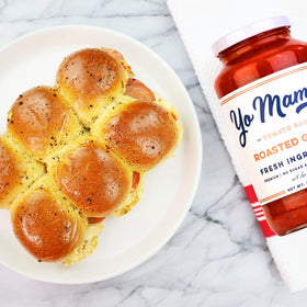 Yo Mama’s Foods sauce ingredients showcase non-GMO tomatoes and natural flavor