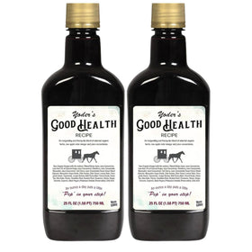 Yoder Naturals Good Health bottle in amber glass, convenient daily wellness ritual