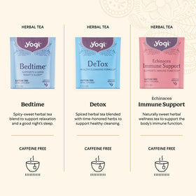 Yogi Bedtime Tea Blend Closeup – soothing aroma for evening relaxation.