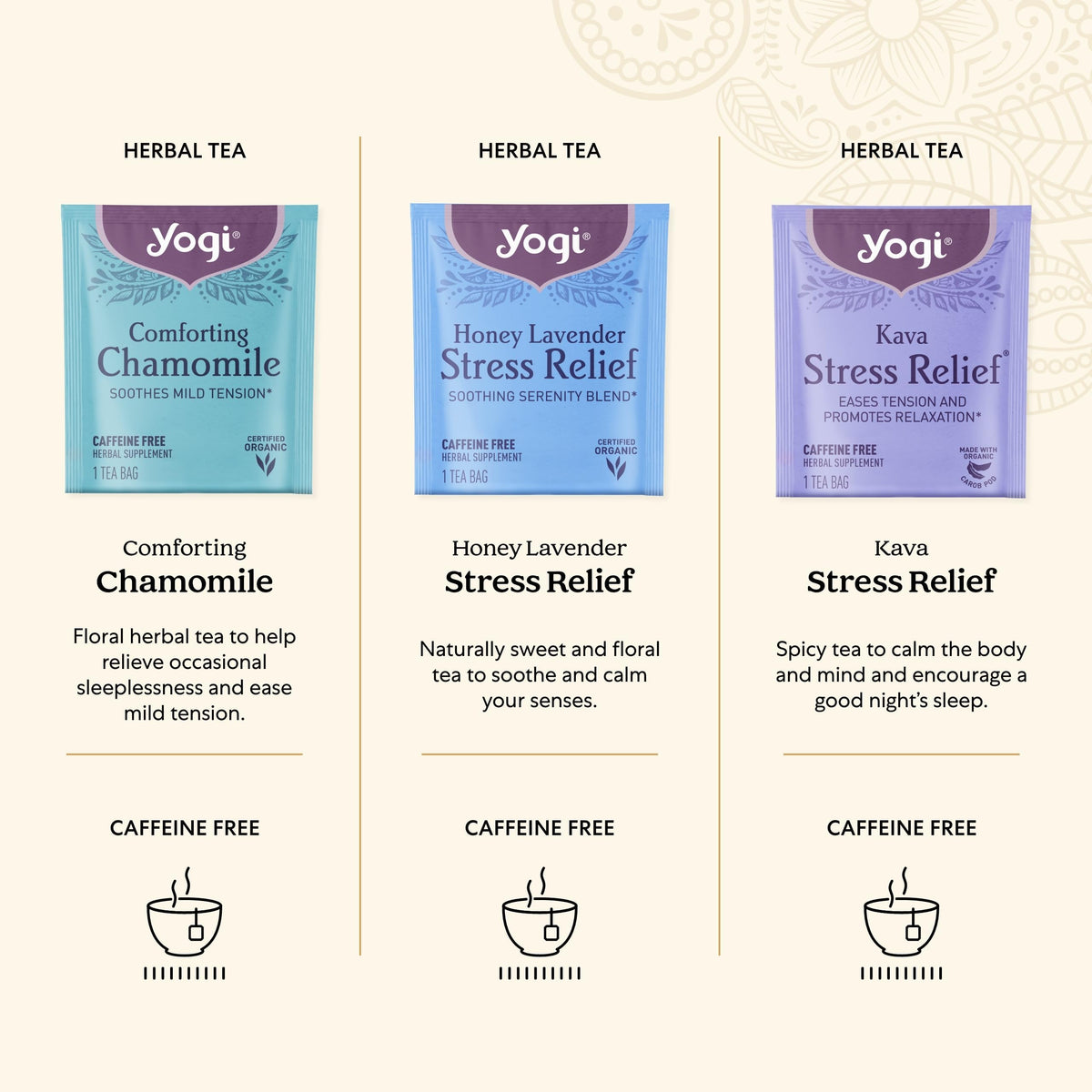 Yogi Cinnamon Horchata Stress & Sleep tea aroma