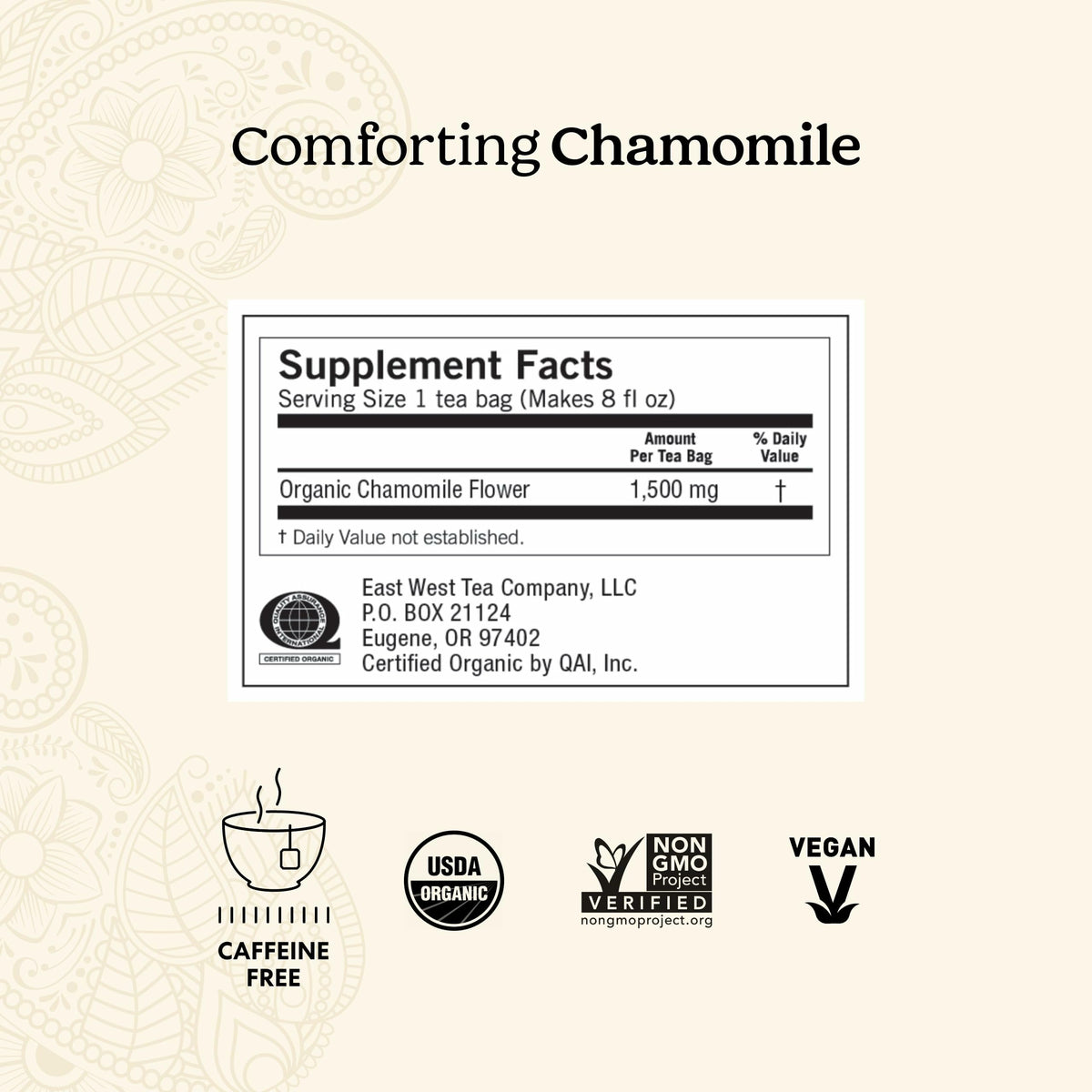 Yogi Comforting Chamomile cup caffeine-free bedtime ritual