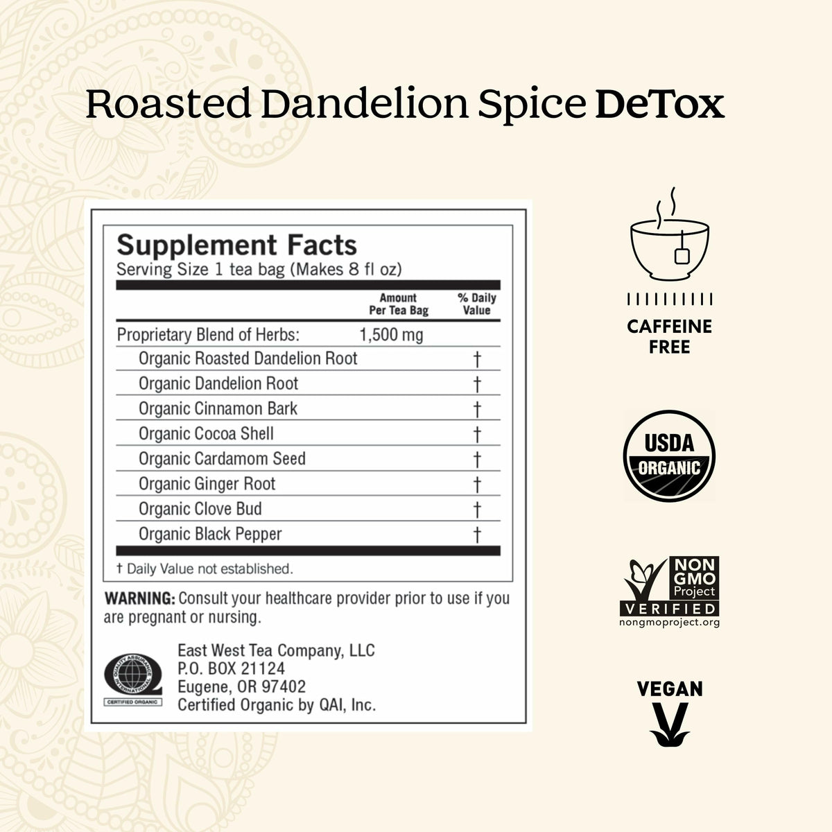 Outer packaging of Yogi detox tea bundle