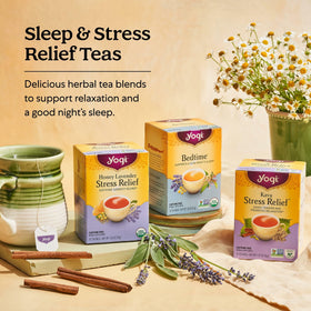 Yogi Eco-friendly packaging highlighting sustainable sourcing