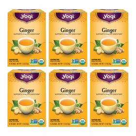 Yogi Ginger Tea 6-pack box, convenient packaging for daily use