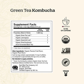 Yogi Green Kombucha Tea tea bags ready for a quick, soothing cup