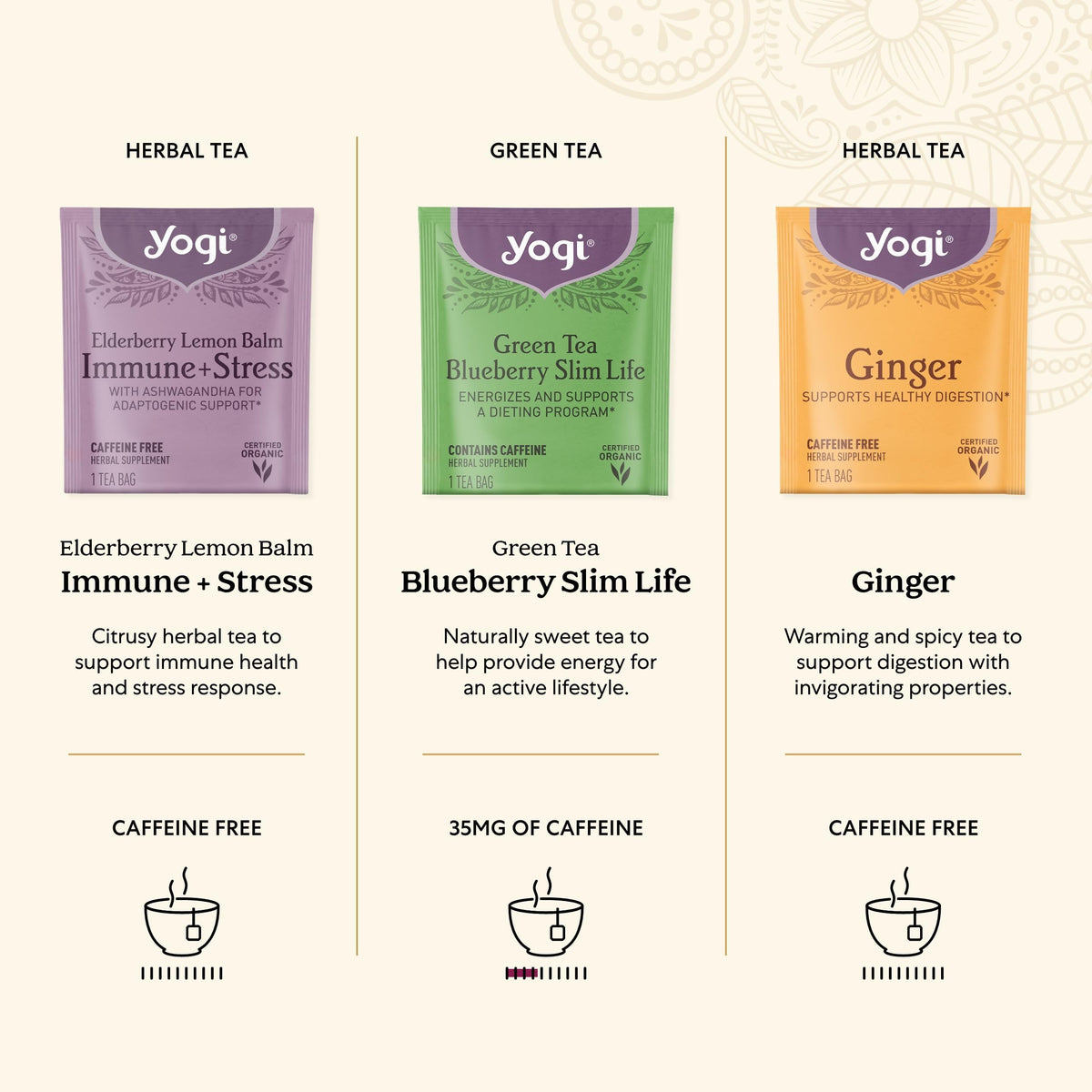 Yogi Green Tea Blueberry Brew – vibrant flavor with a refreshing finish.