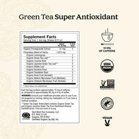 Yogi Green Tea Super Antioxidant tea bags arranged for easy daily brewing