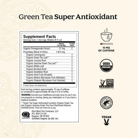 Yogi Green Tea Super Antioxidant tea bags steeping for a bright morning ritual