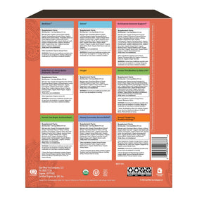 Yogi Organic Tea Sampler Box Tea Bags – nine flavors in a single assortment.