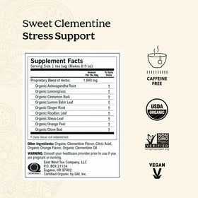 Yogi organic USDA label highlights certification and sustainably sourced ingredients.