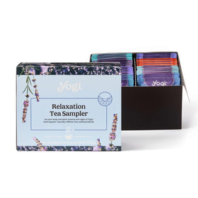 Yogi Relaxation Sampler Box tea bags for calm evenings