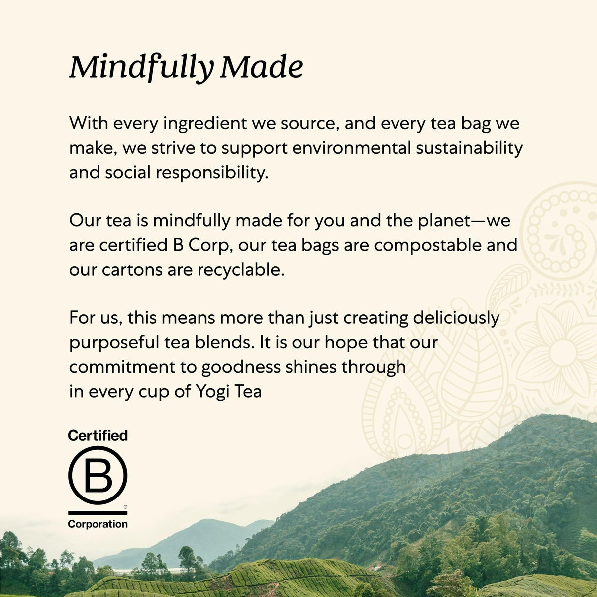 Ashwagandha and chamomile blend in Yogi Relaxed Mind