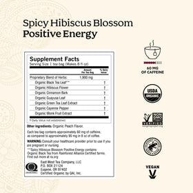 Yogi Spicy Hibiscus Blossom tea bags for convenient daily energy